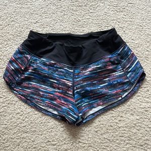 Lululemon speed up shorts low rise lined 2.5”